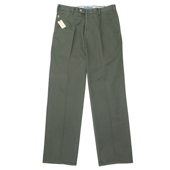 Peter Millar Raleigh Pants Men’s Size 32 Washed Twill Chino Olive